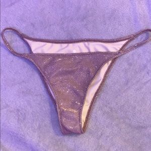pacsun pink glitter bikini bottoms